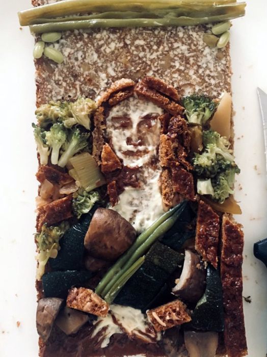 Twitter Users Rebuild Famous Paintings With Sandwiches (22 pics)