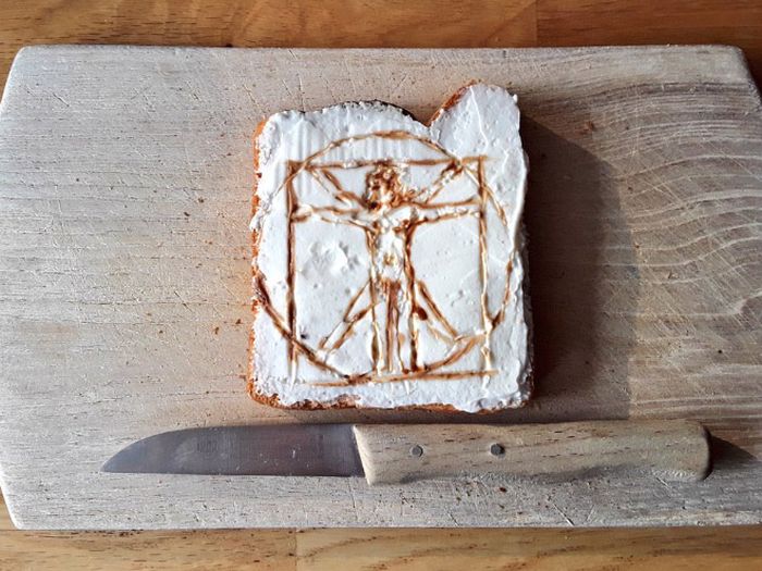 Twitter Users Rebuild Famous Paintings With Sandwiches (22 pics)