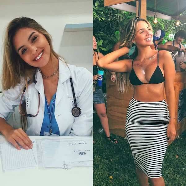 Girls With And Without Their Uniform (36 pics)