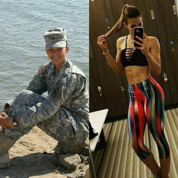 Girls With And Without Their Uniform (36 pics)