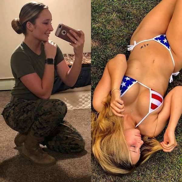 Girls With And Without Their Uniform (36 pics)
