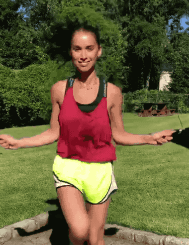 Busty Girls Jump Ropes Gifs