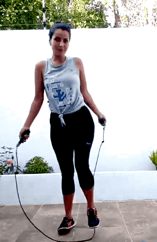 Busty Girls Jump Ropes Gifs