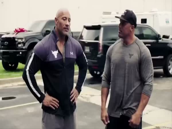 The Rock Gifted His Stunt Double A New Truck And Its So Wholesome