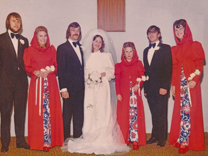 Vintage Bridesmaids Dresses (21 pics)