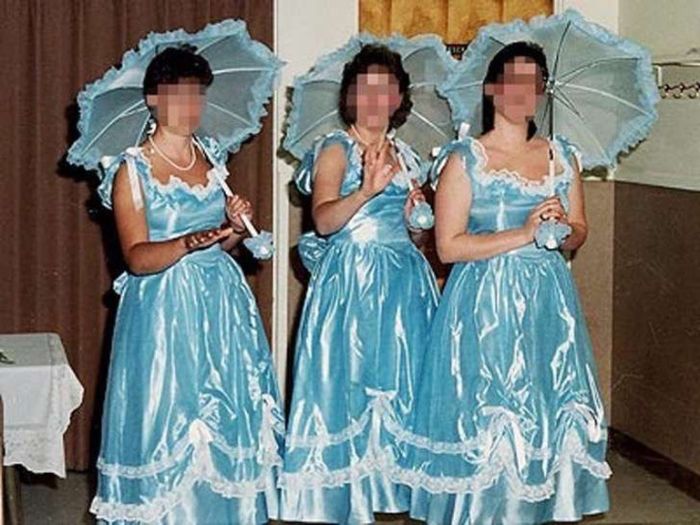 Vintage Bridesmaids Dresses (21 pics)