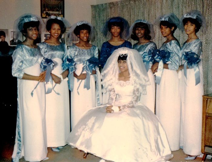 Vintage Bridesmaids Dresses (21 pics)