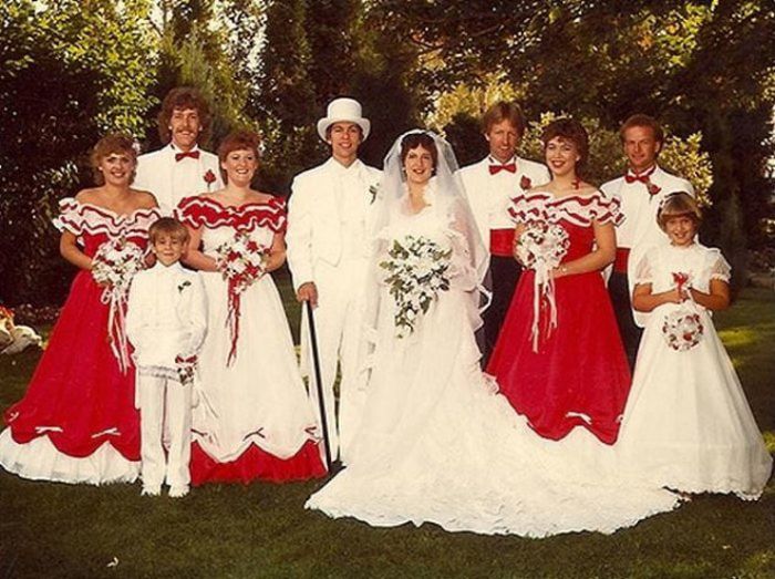 Vintage Bridesmaids Dresses (21 pics)