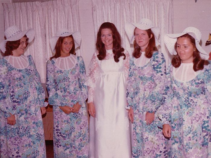 Vintage Bridesmaids Dresses (21 pics)