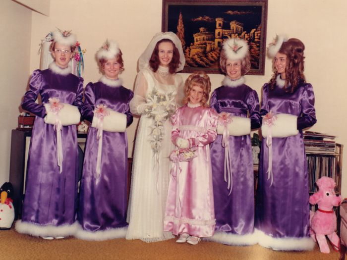 Vintage Bridesmaids Dresses (21 pics)