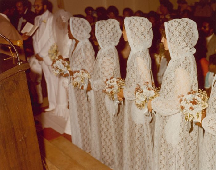 Vintage Bridesmaids Dresses (21 pics)