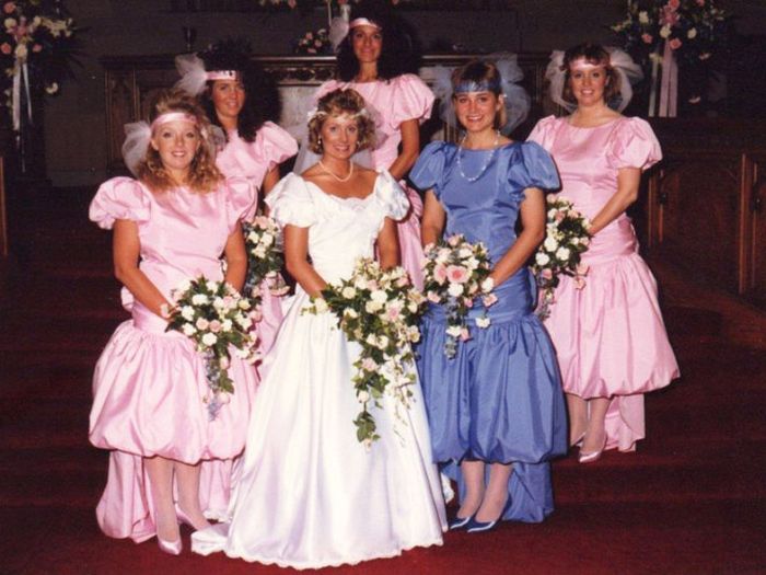 Vintage Bridesmaids Dresses (21 pics)