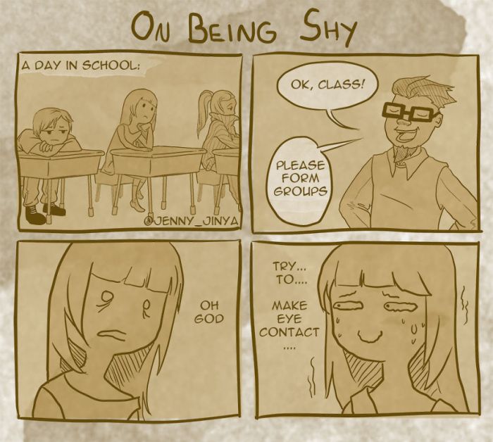 What It’s Like To Be Very Shy (8 pics)