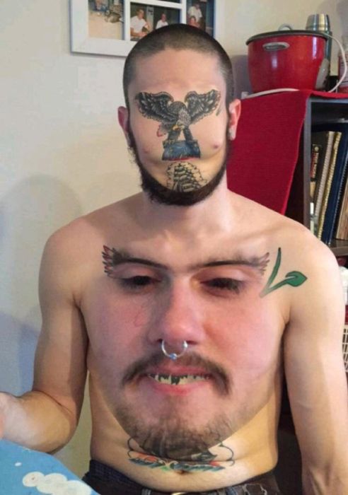 Tattoo Face Swaps (19 pics)