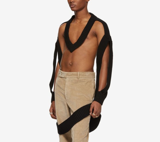 A Barely There Sweater For $940 (3 pics)