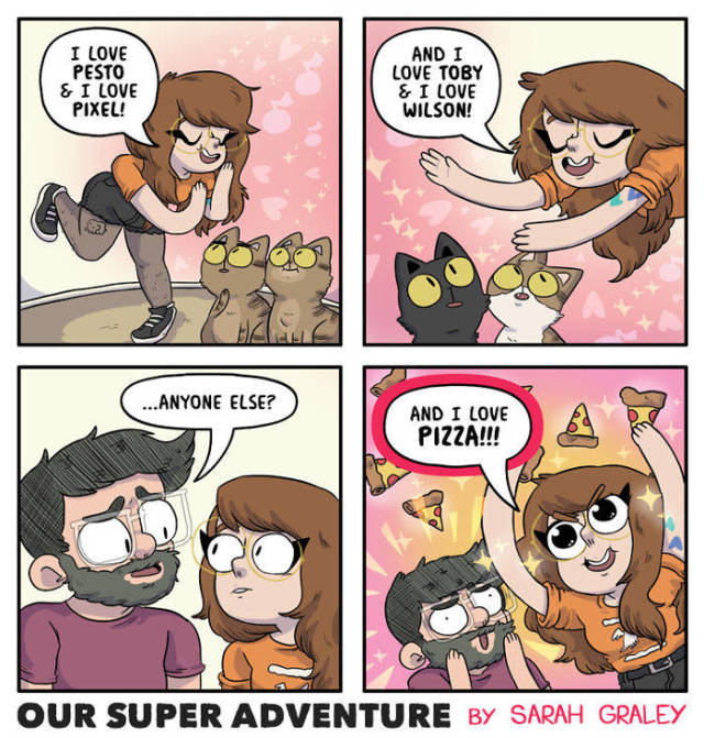 Life With Your Fiancé And Four Cats Simply Has To Be Entertaining (40 pics)