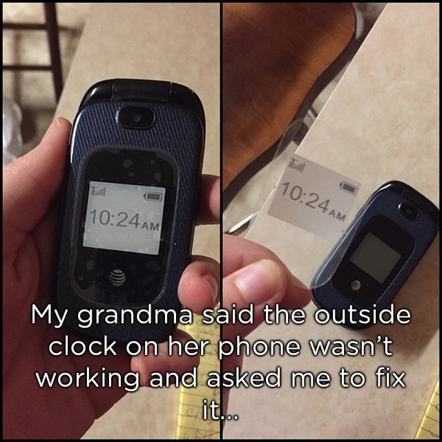Grandmas And Grandpas Struggling With Technology (23 pics)