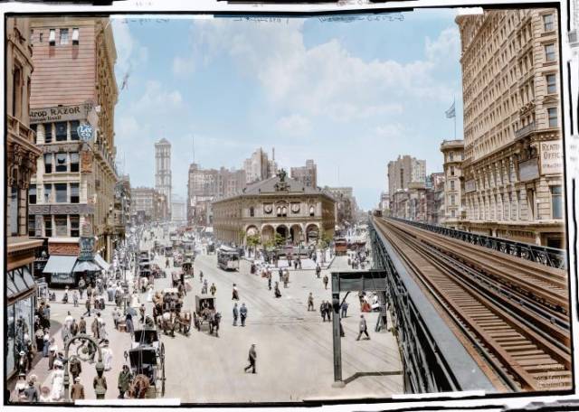 Old America In Color (37 pics)