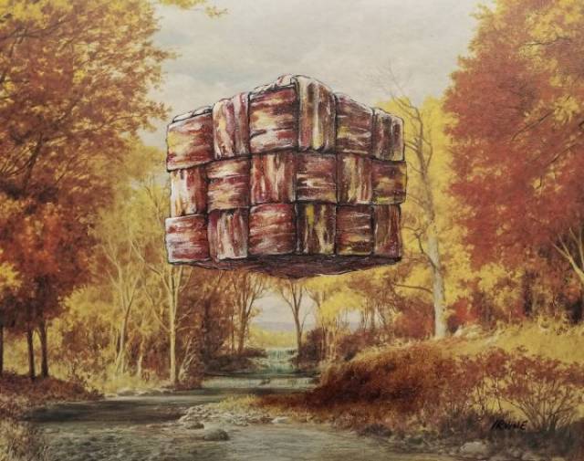 Artist Turns Unwanted Thrift Shop Paintings Into Some Sweet Pop Art (22 pics)