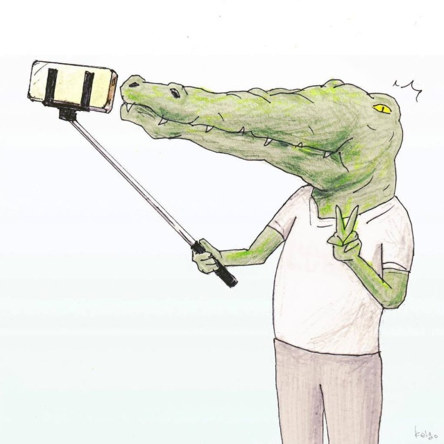 Crocodile In The World Of People (25 pics)