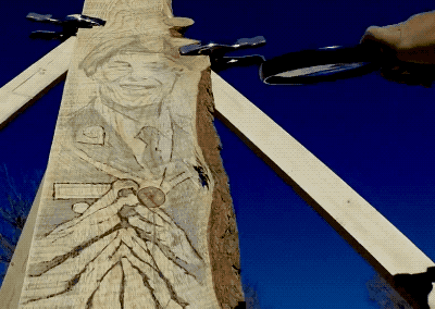 Fallen Soldier Tribute From Magnified Light Rays (10 gifs)