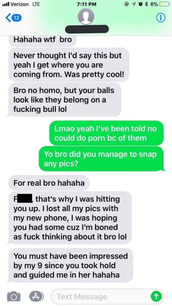 Douche-Bro Texts Wrong Number, Confesses To Some Weird Stuff (4 pics)