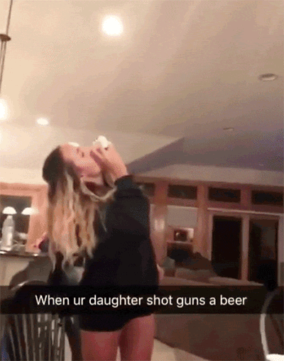 Parents Watch Children Drink (12 gifs)
