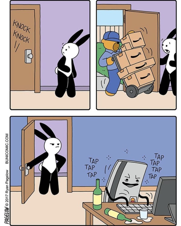 Bunny Comics That Often Don't End Well (25 pics)