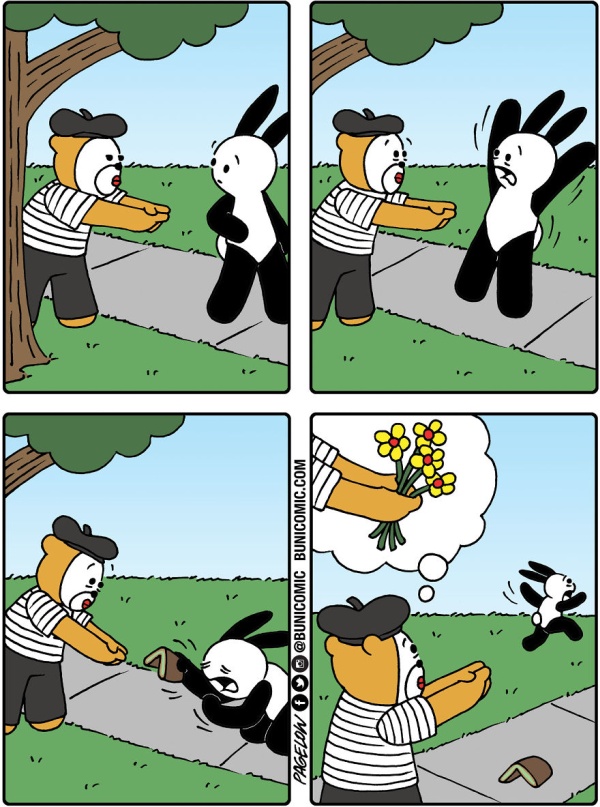 Bunny Comics That Often Don't End Well (25 pics)