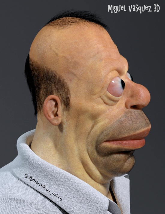 So Homer Simpson Would Look In Real Life (5 pics)