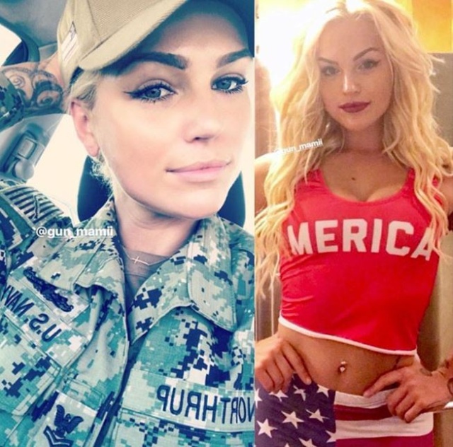 Girls With and Without Their Uniform (19 pics)