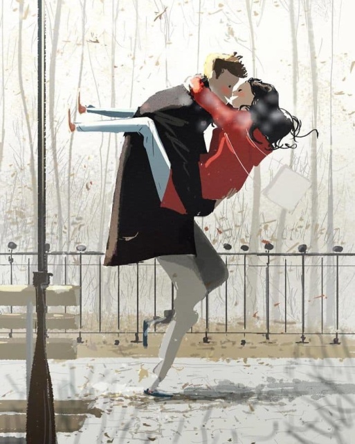Husband Turns Everyday Moments with His Wife into Heartwarming Illustrations (22 pics)