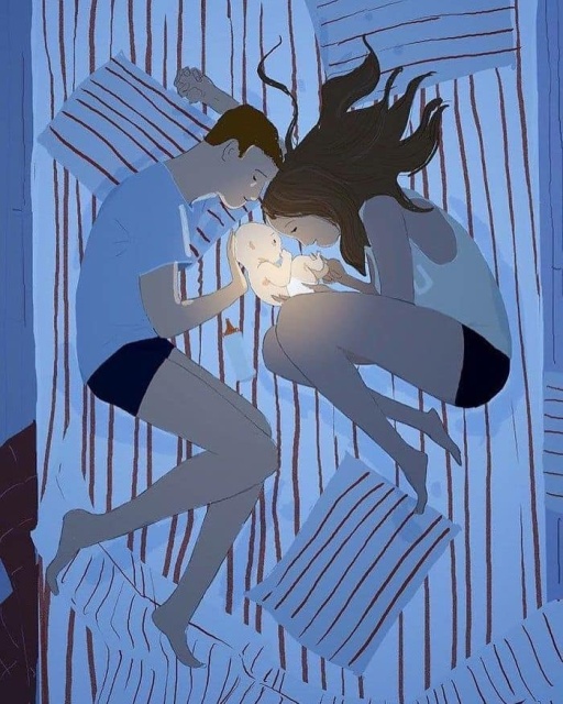 Husband Turns Everyday Moments with His Wife into Heartwarming Illustrations (22 pics)