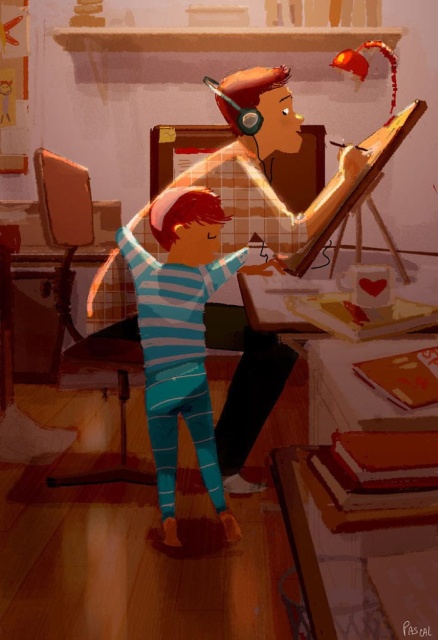Husband Turns Everyday Moments with His Wife into Heartwarming Illustrations (22 pics)