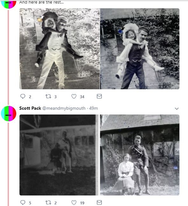 Guy Shares Twitter Thread About Dad Uncovering Startling Family Pics In Mysterious Box (10 pics)