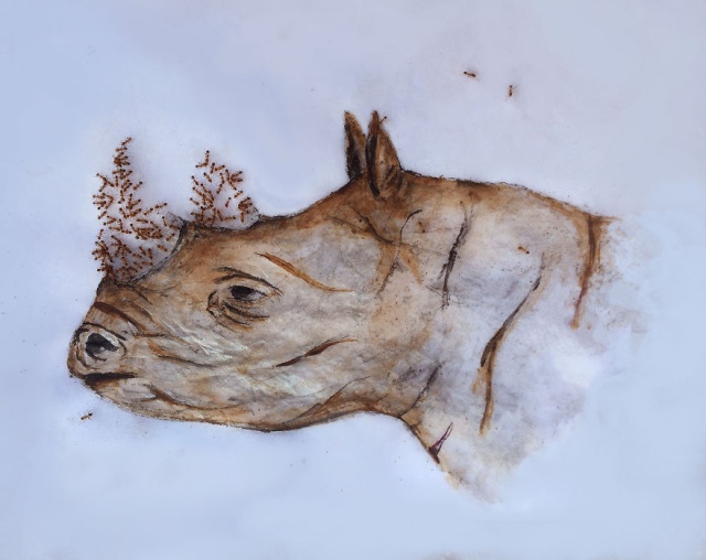 Paintings Made With Ants In Sugar (12 pics)