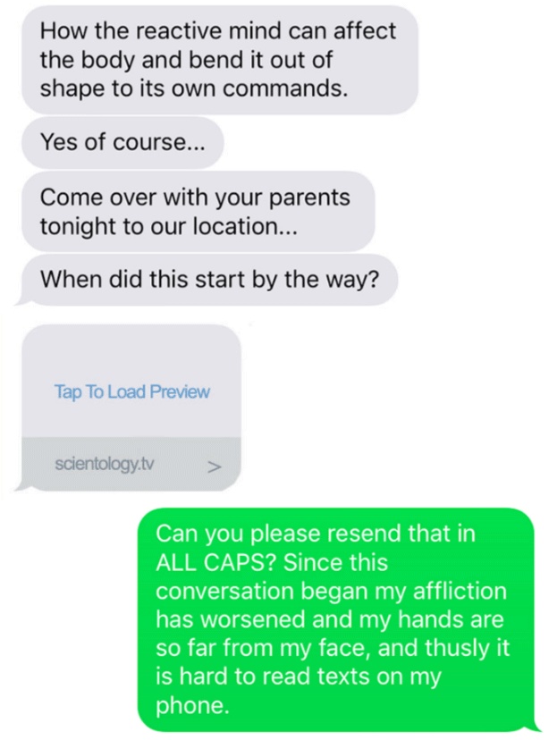 Girl Trolled A Scientologist Who Sent Her A 'Wrong Number' Text (6 pics)