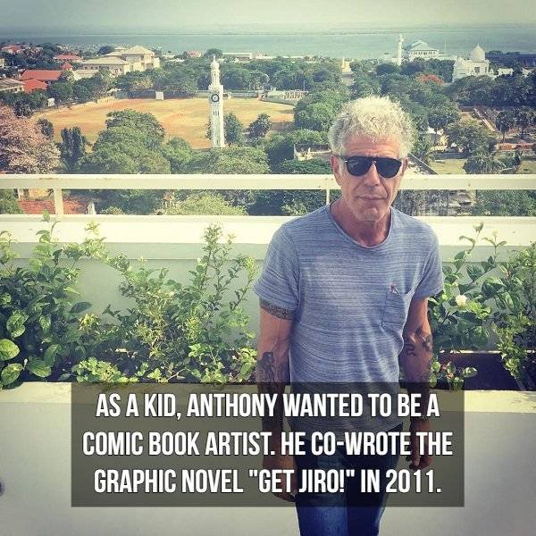 Facts About Anthony Bourdain (19 pics)