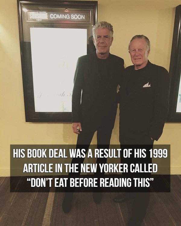 Facts About Anthony Bourdain (19 pics)