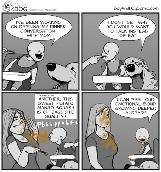 Father Illustrates The Friendship Between His Tiny Baby And Giant Dog (20 pics)