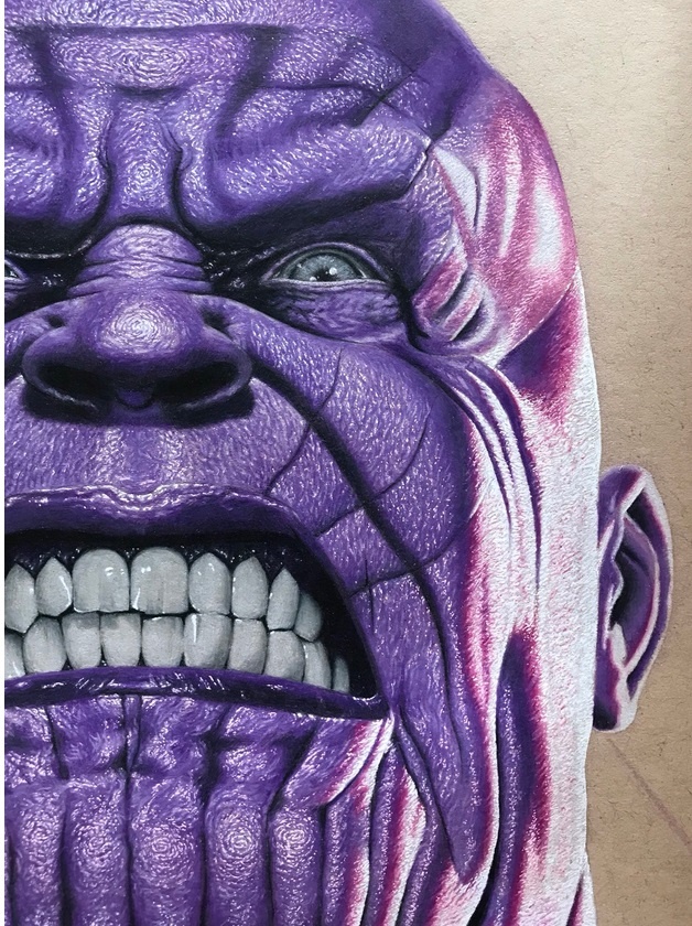 Painted Thanos of the Avengers (3 pics)