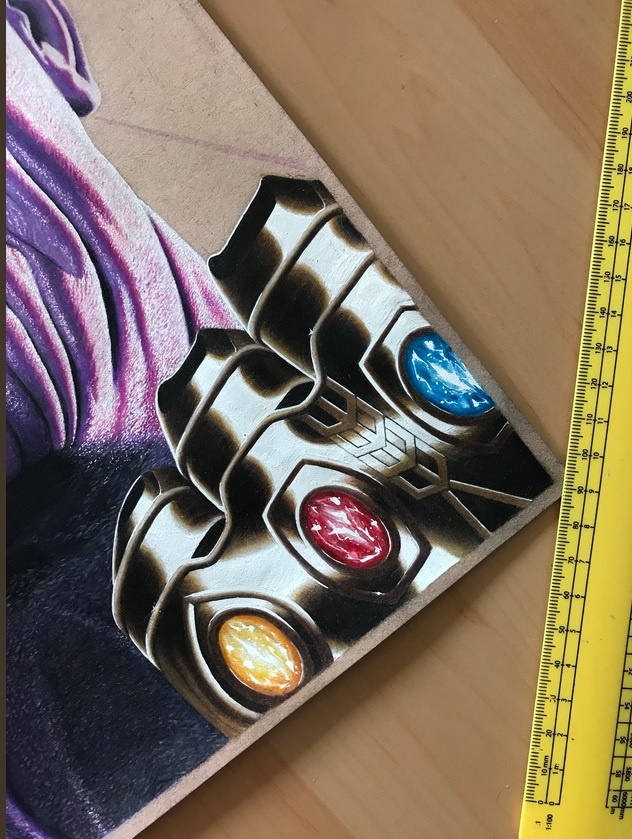 Painted Thanos of the Avengers (3 pics)