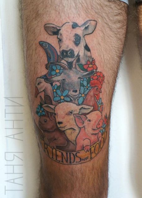 Vegan Tattoo (21 pics)