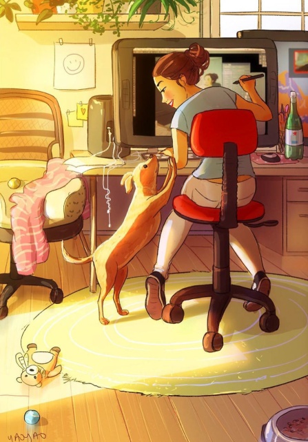 What It's Like To Live With A Dog (25 pics)