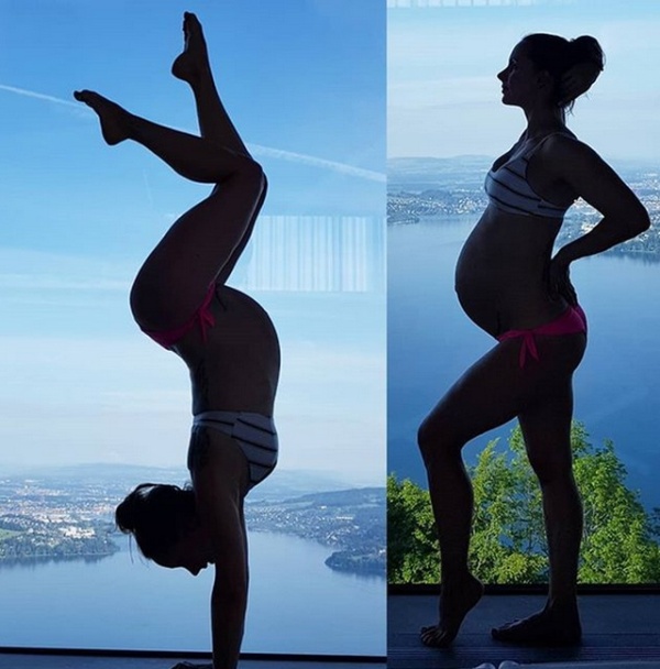 Pregnant Pole Dancer (10 pics)