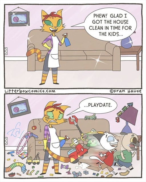 Woman Draws Comics Of Her Experience As A Mom Of Two Boys (17 pics)