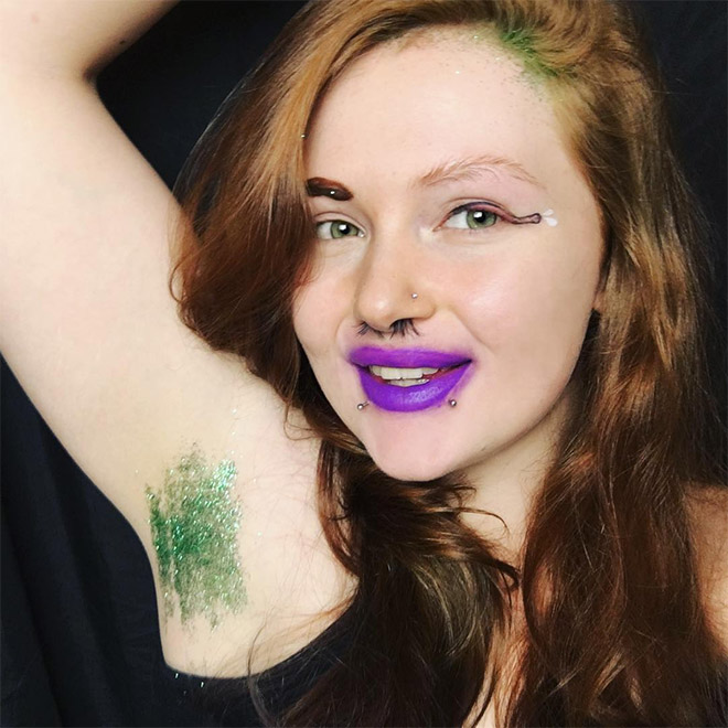 Glitter Armpits: Awkward Instagram Beauty Trend (20 pics)