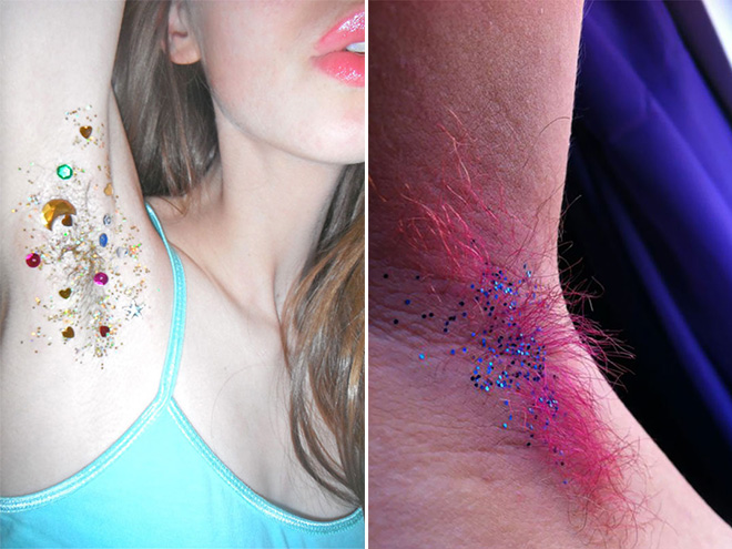 Glitter Armpits: Awkward Instagram Beauty Trend (20 pics)