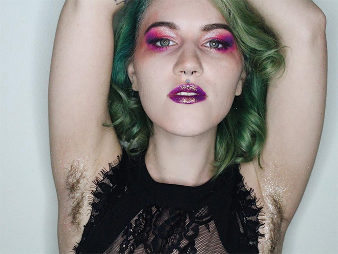 Glitter Armpits: Awkward Instagram Beauty Trend (20 pics)