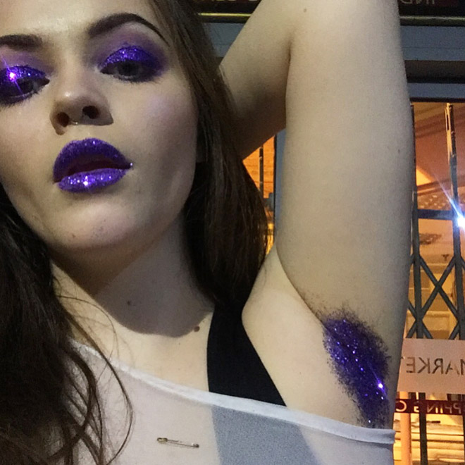 Glitter Armpits: Awkward Instagram Beauty Trend (20 pics)